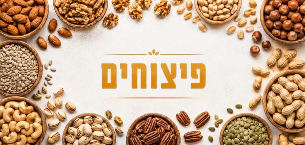 פיצוחים קלויים ומקורמלים