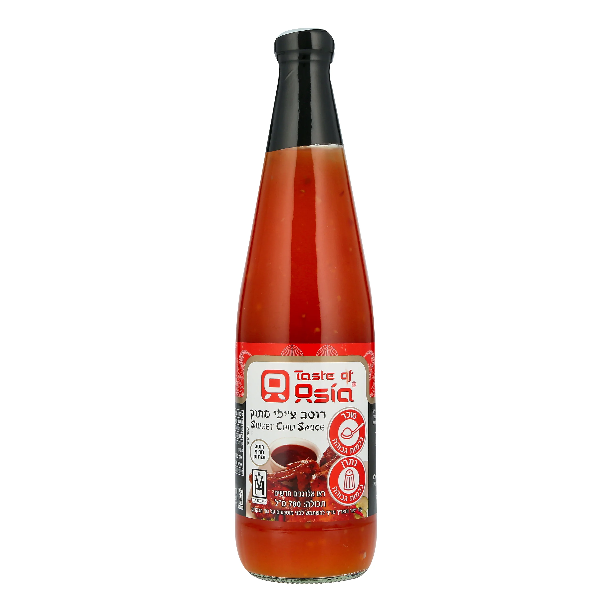 בקבוק רוטב צ'ילי מתוק ללא תוספת סוכר של Taste of Asia