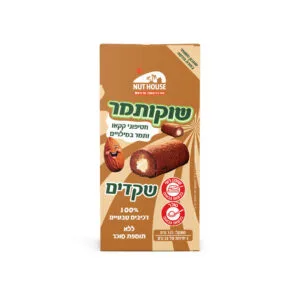 אריזת שוקותמר שקדים — חטיפוני קקאו ותמר של נאט האוס