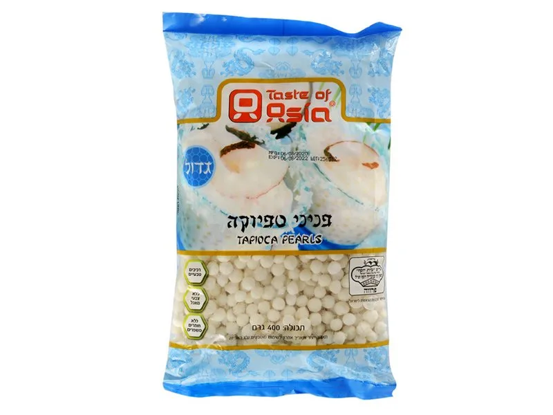 אריזת פניני טפיוקה גדולות לבישול בובה