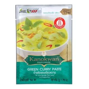 שקית מחית קארי ירוק של Kanokwan, 50 גרם