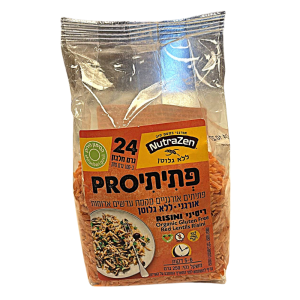 פתיתים מקמח עדשים אדומות אורגני ללא גלוטן